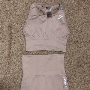 Crop top with high wasted full length pants